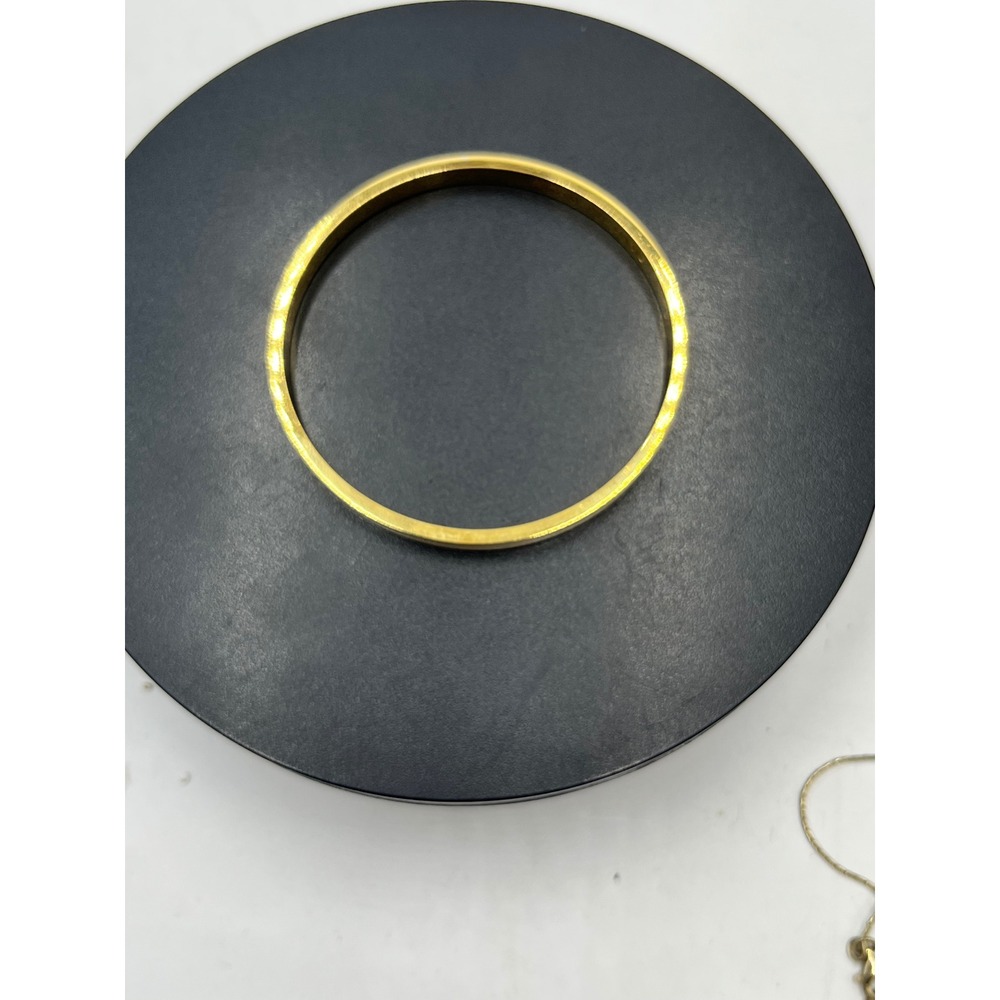 Kate Spade NY Tickle the Ivories Ivory
Enamel 12k gold-plate Bangle Bracelet - Picture 10 of 12